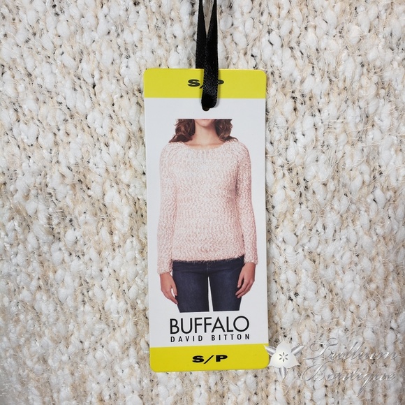 Buffalo David Bitton Women's Peach Sweater NWT - Picture 5 of 7